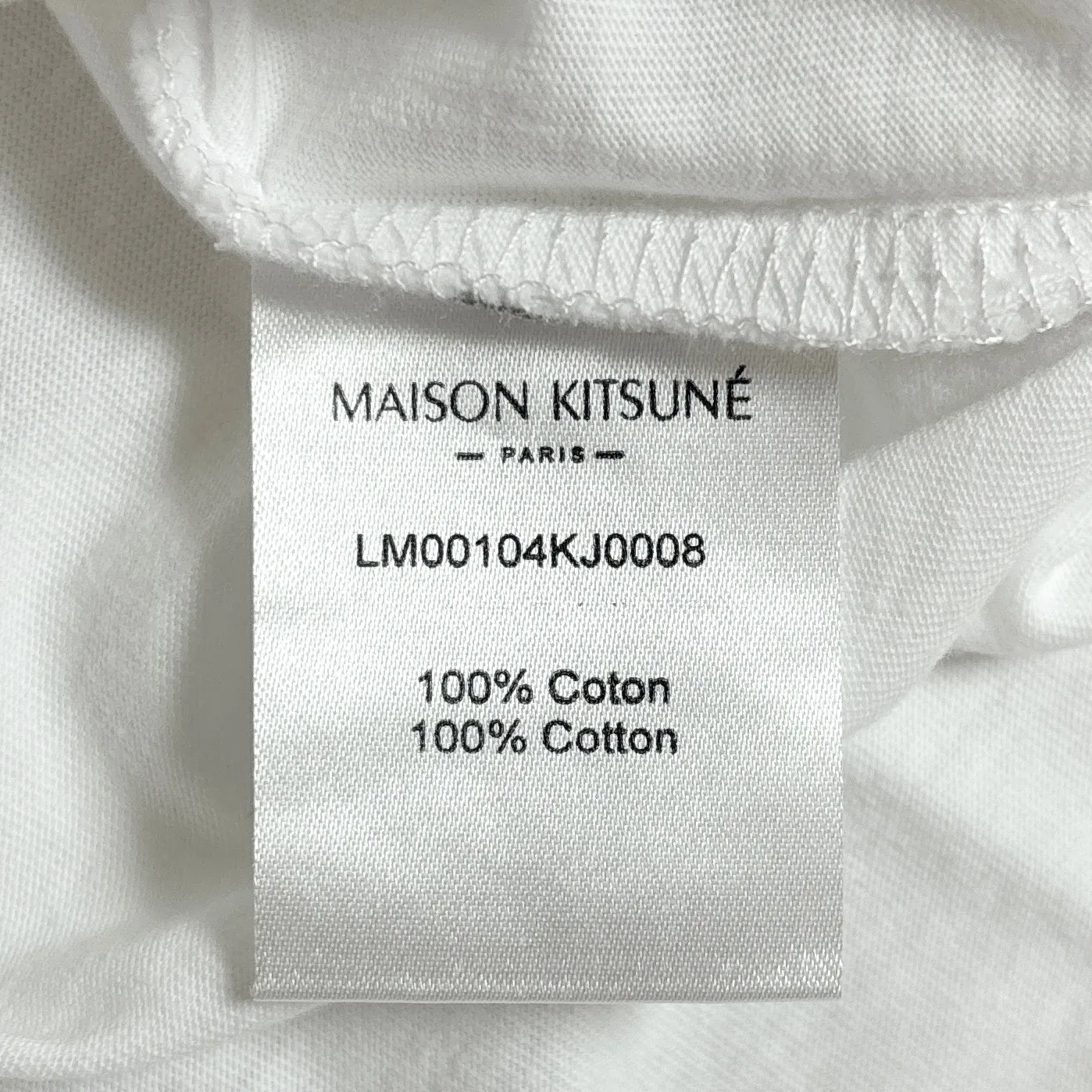 MAISON KITSUNE  |Crew Neck Unisex Cotton Short Sleeves Logo Designers