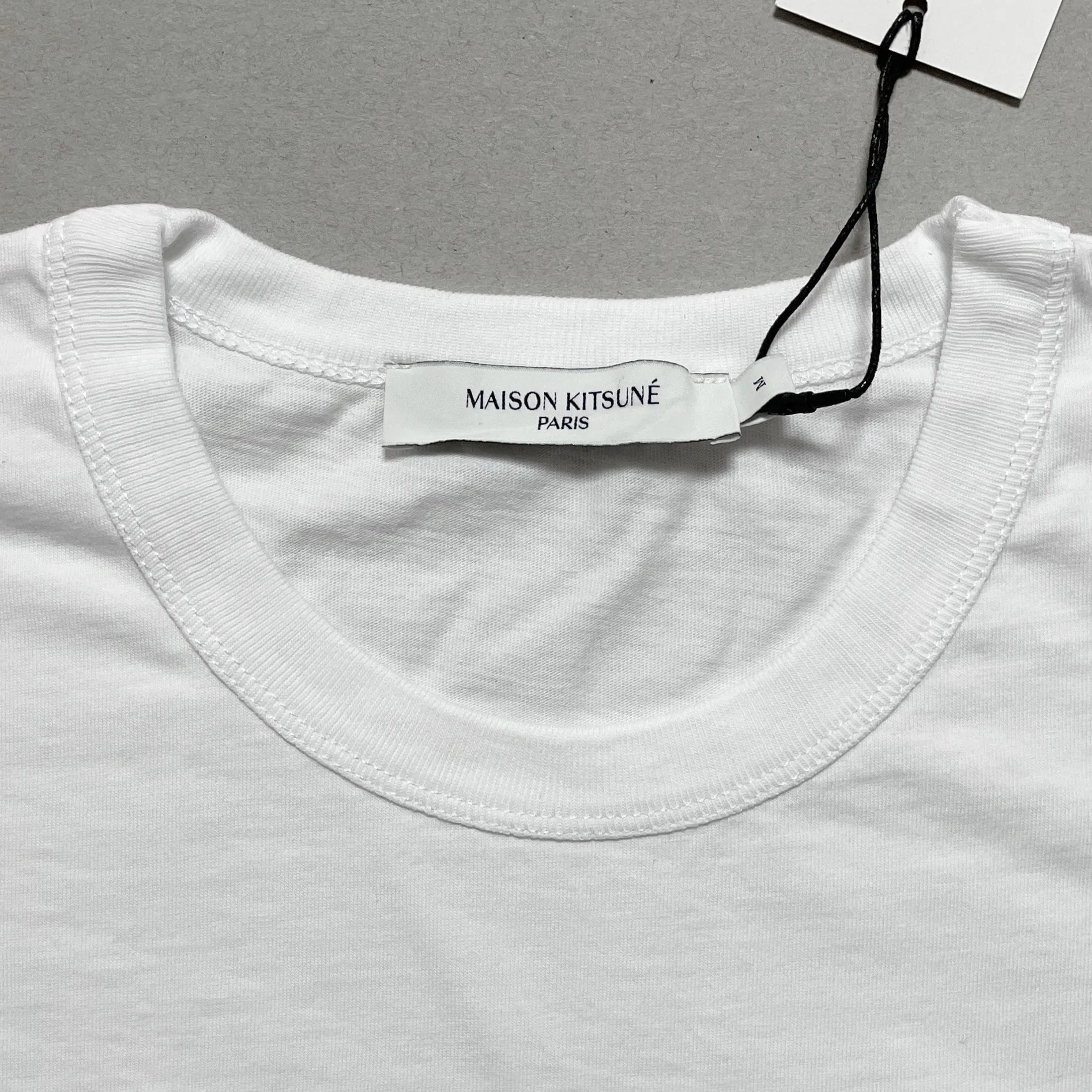 MAISON KITSUNE  |Crew Neck Unisex Cotton Short Sleeves Logo Designers