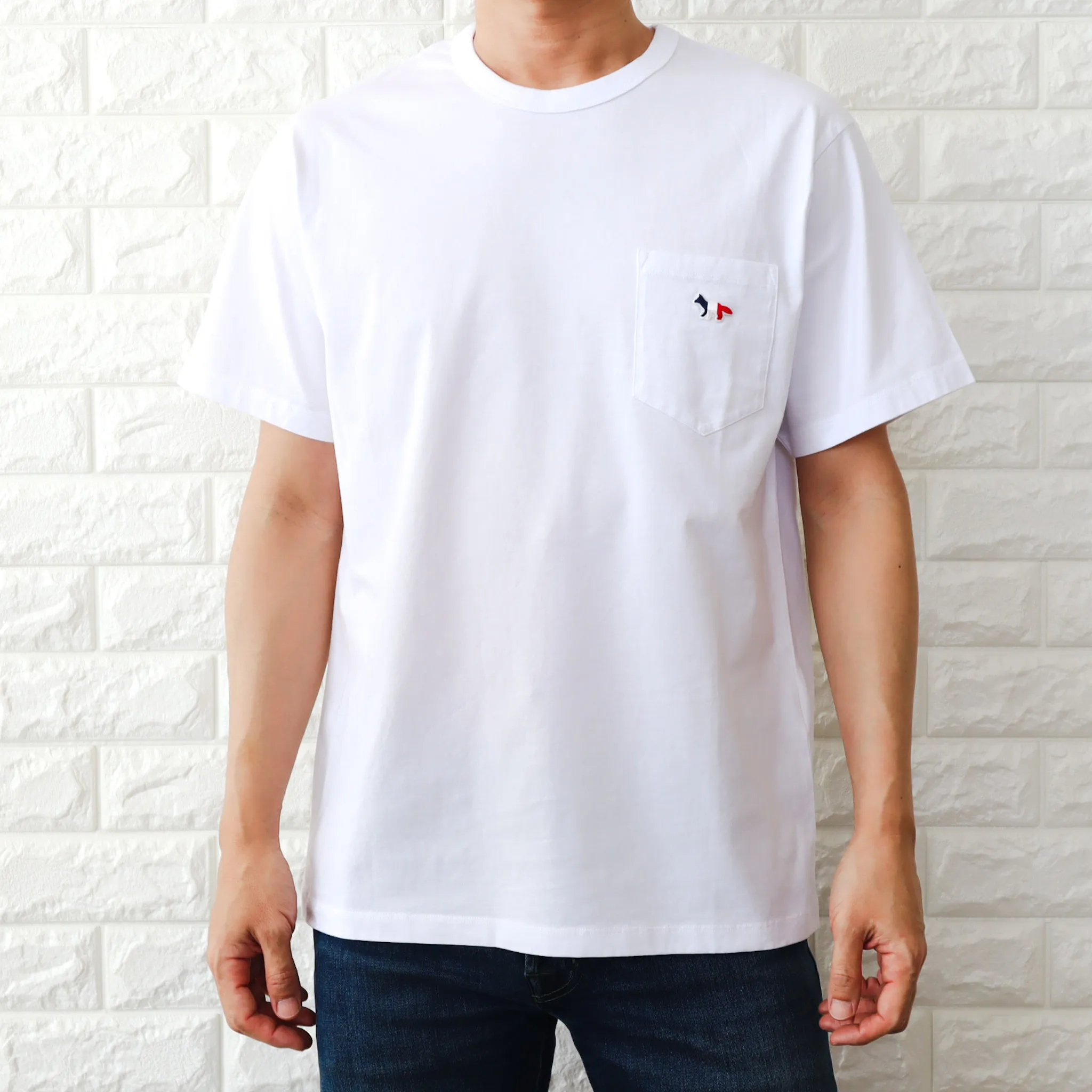 MAISON KITSUNE  |Crew Neck Unisex Plain Cotton Short Sleeves Logo Designers