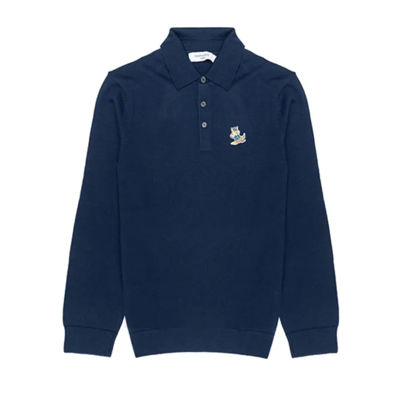 MAISON KITSUNE  |Street Style Logo Designers Polos