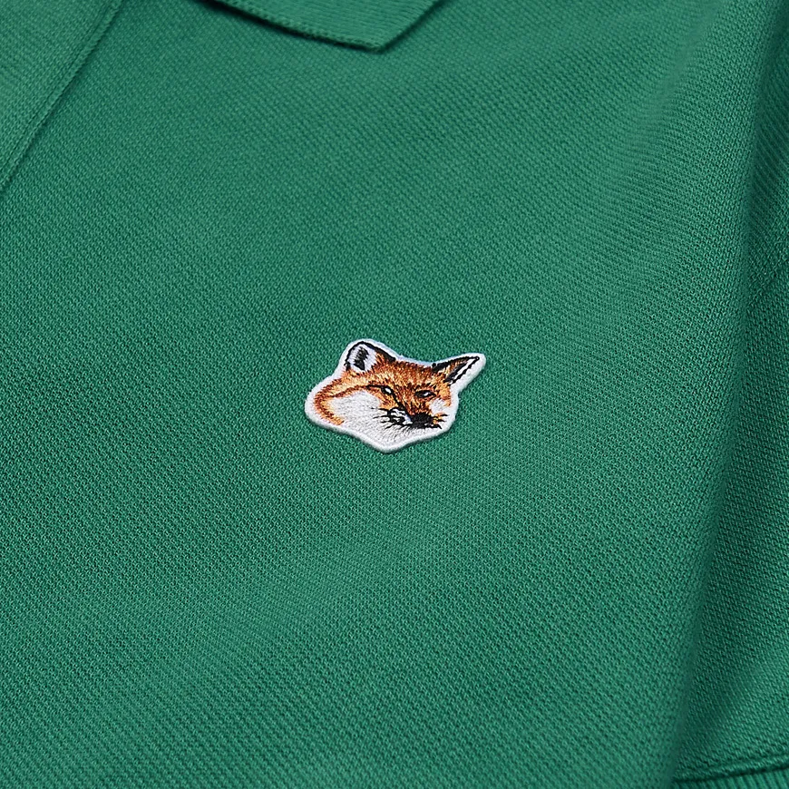 MAISON KITSUNE  |Street Style Short Sleeves Logo Designers Polos