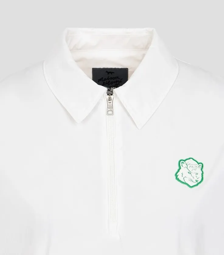 MAISON KITSUNE  |Street Style Short Sleeves Logo Shirts & Blouses