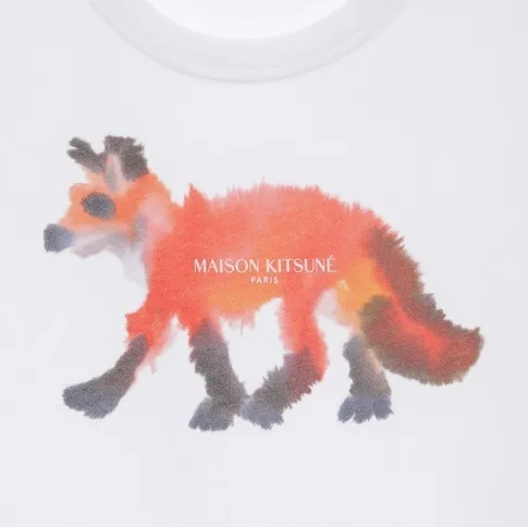 MAISON KITSUNE  |Unisex Other Animal Patterns Designers T-Shirts