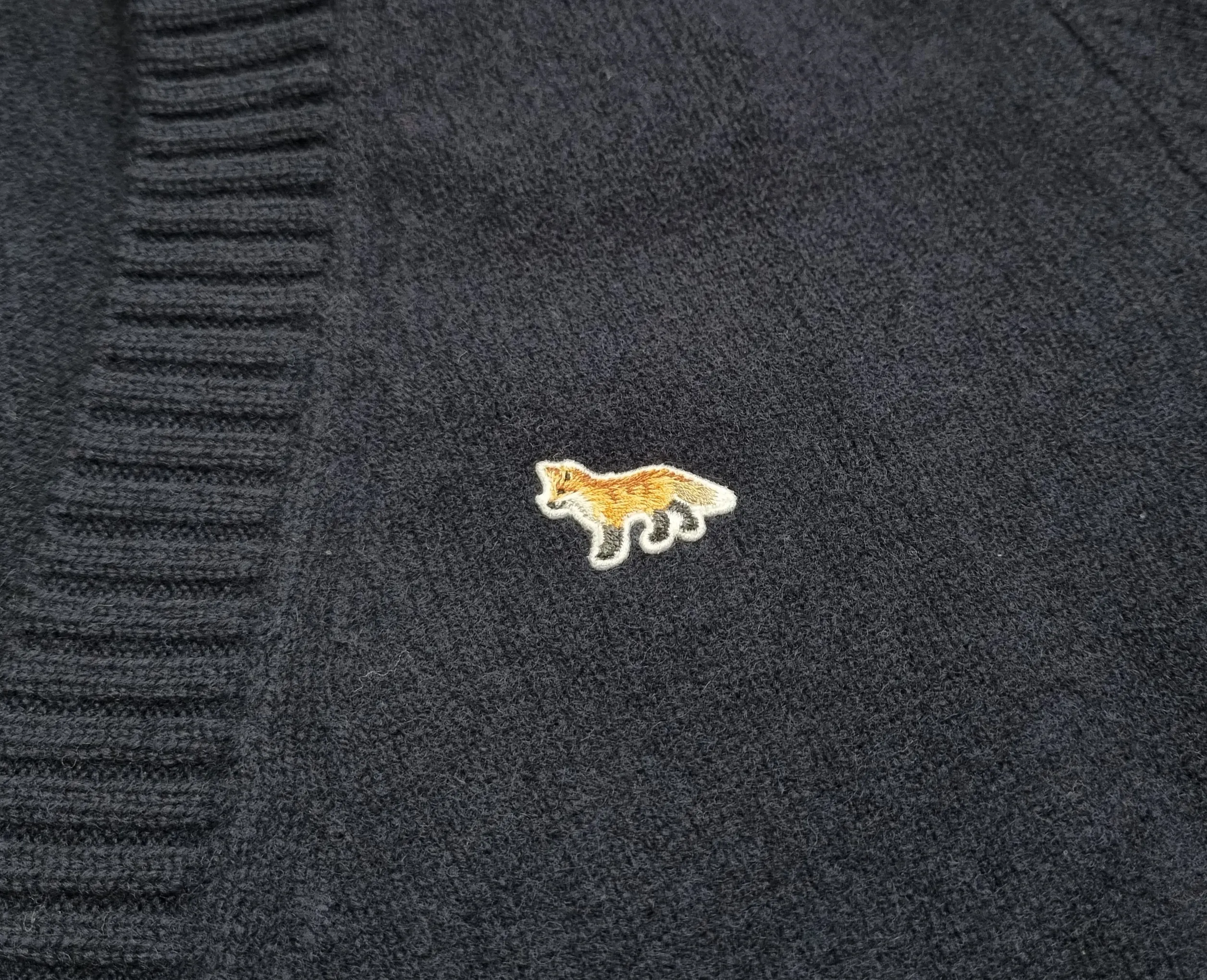 MAISON KITSUNE  |Unisex Street Style Logo Designers Cardigans