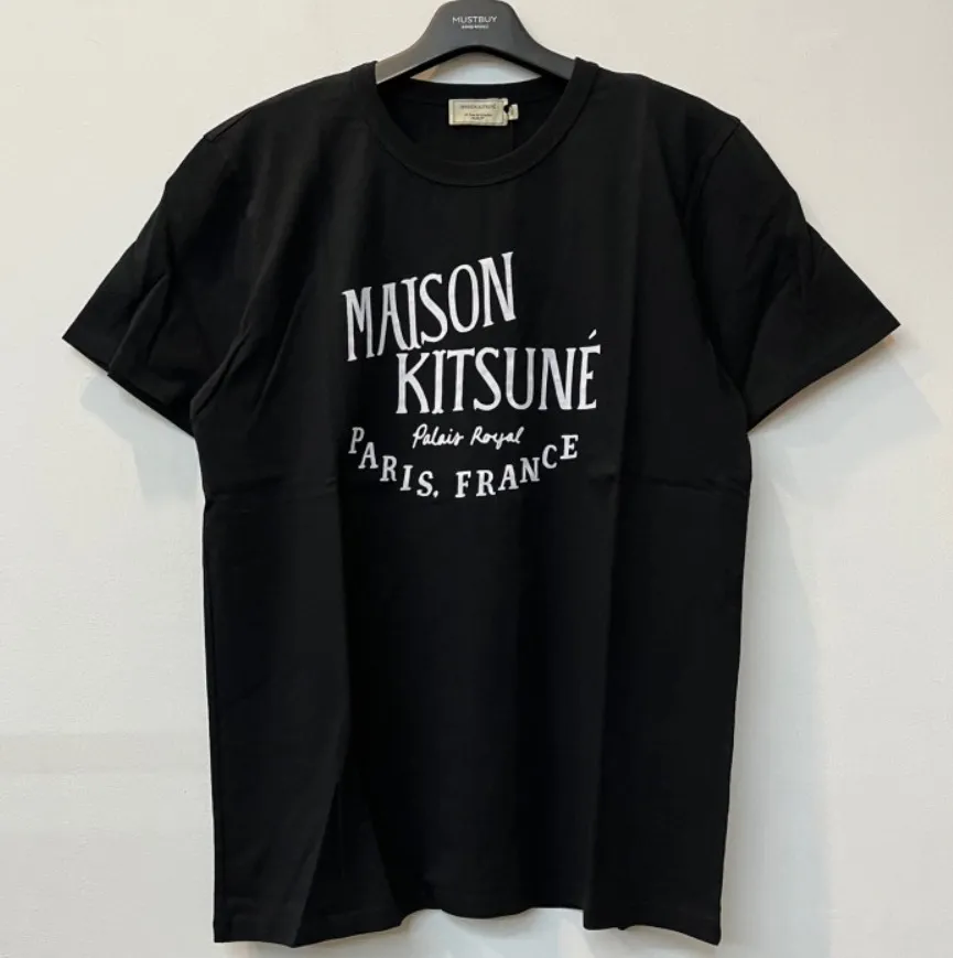 MAISON KITSUNE  |Unisex Street Style Logo Designers T-Shirts