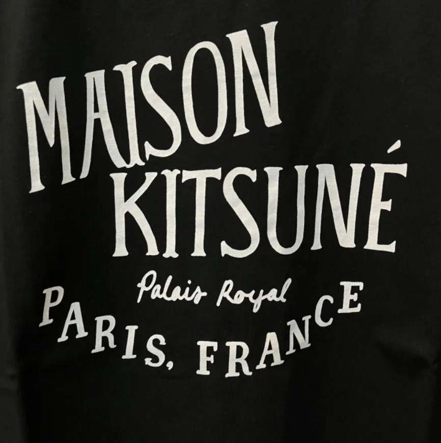 MAISON KITSUNE  |Unisex Street Style Logo Designers T-Shirts