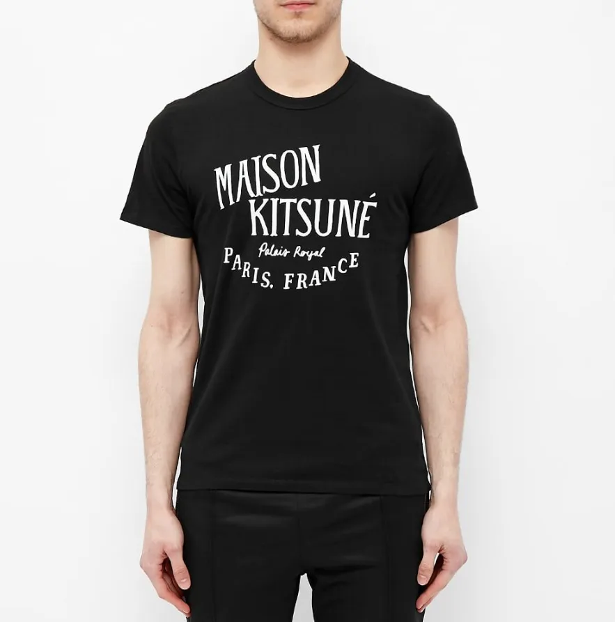 MAISON KITSUNE  |Unisex Street Style Logo Designers T-Shirts