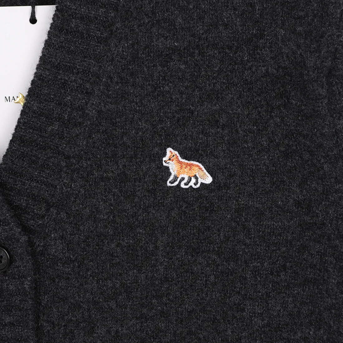 MAISON KITSUNE  |Unisex Street Style Long Sleeves Logo Cardigans