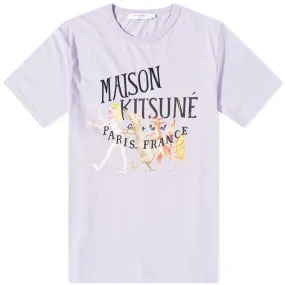 Maison Kitsune x Olympia Le Tan Palais Royal Classic T-ShirtMisty Lilac