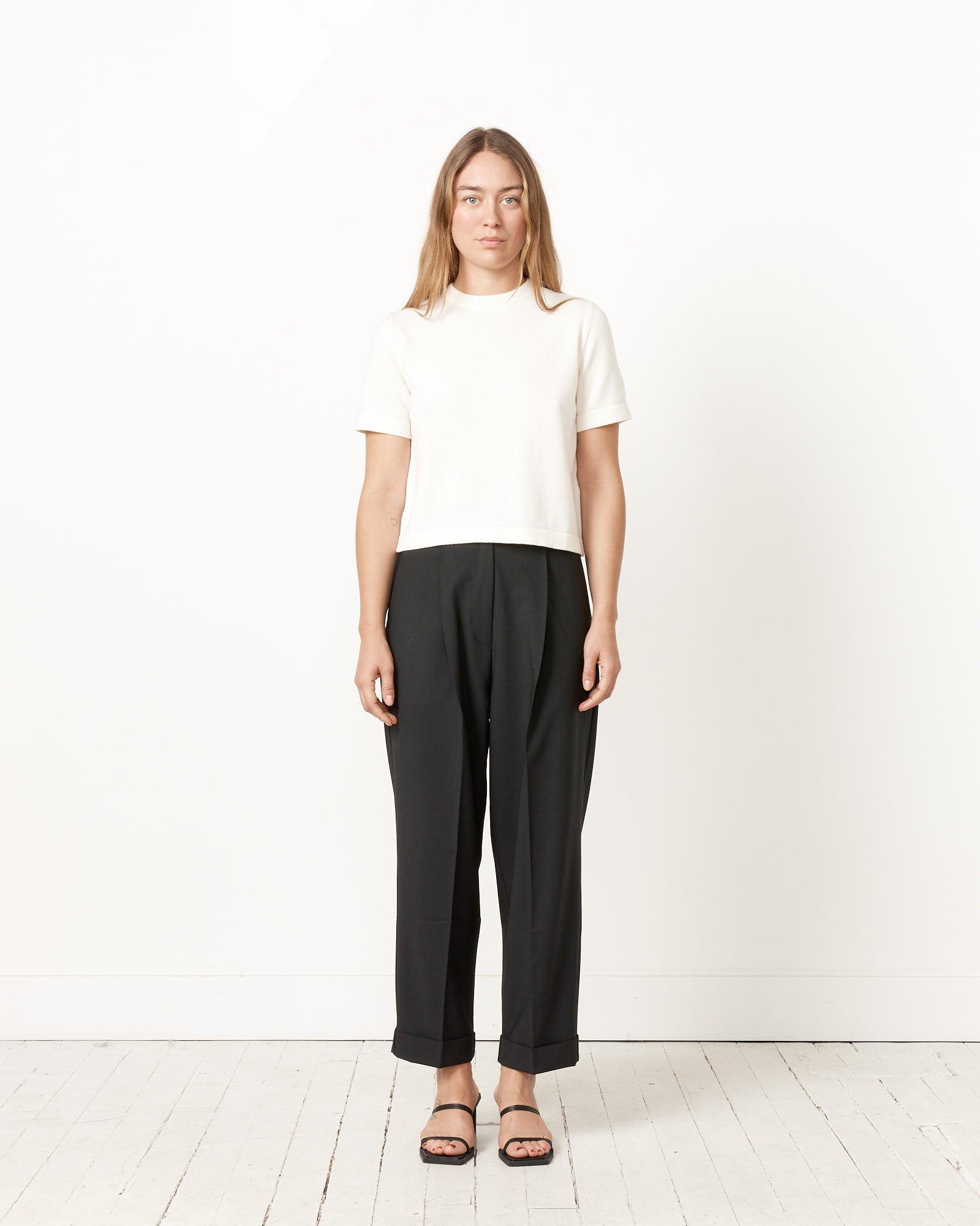 Masculine Tailoring Pant in Black