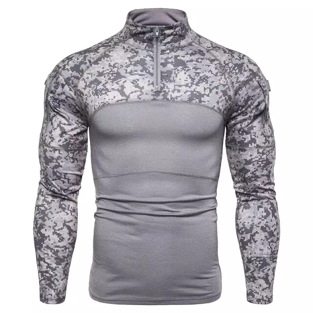 Men Long Sleeve Camouflage Tactical Shirt Hunt Combat Soldier Field T-shirts Outwear