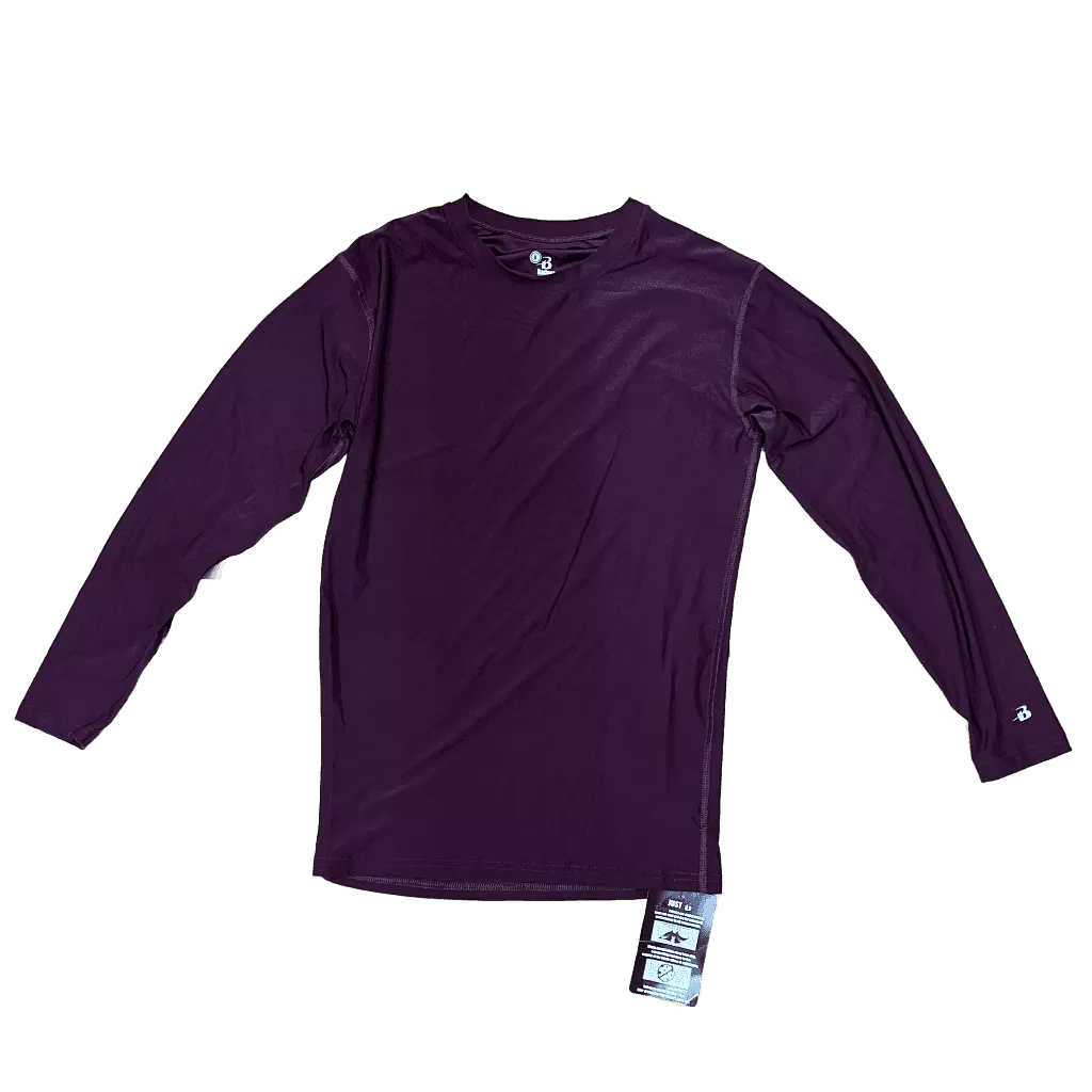 Men's  Badger Sport •B-Hot•  Long Sleeve Crew Base layer