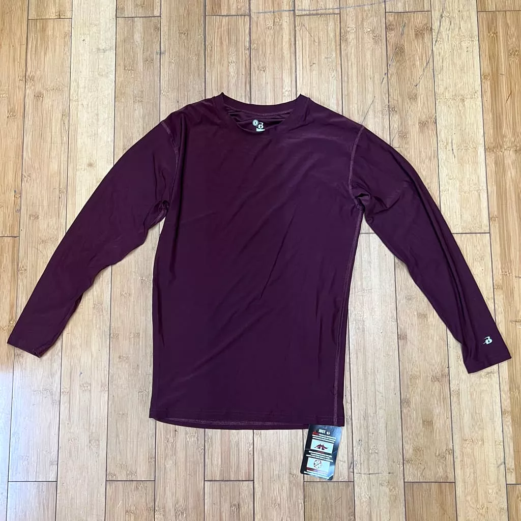 Men's  Badger Sport •B-Hot•  Long Sleeve Crew Base layer