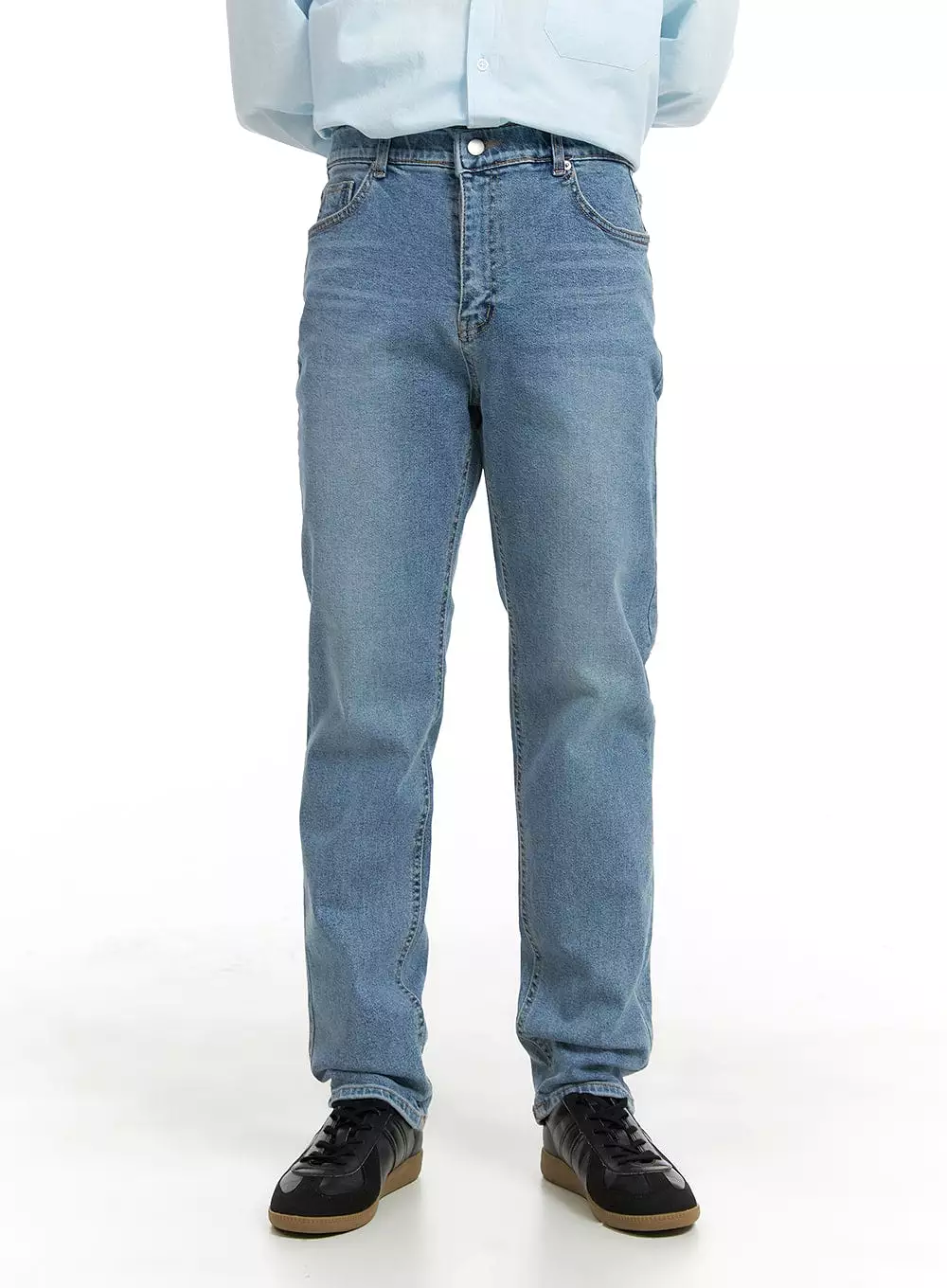 Men's Classic Straight Leg Denim Jeans IA401