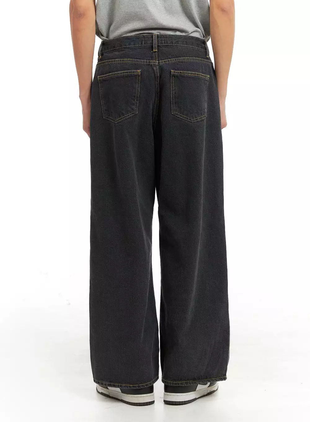 Men's Denim Wide Leg Jeans IA401