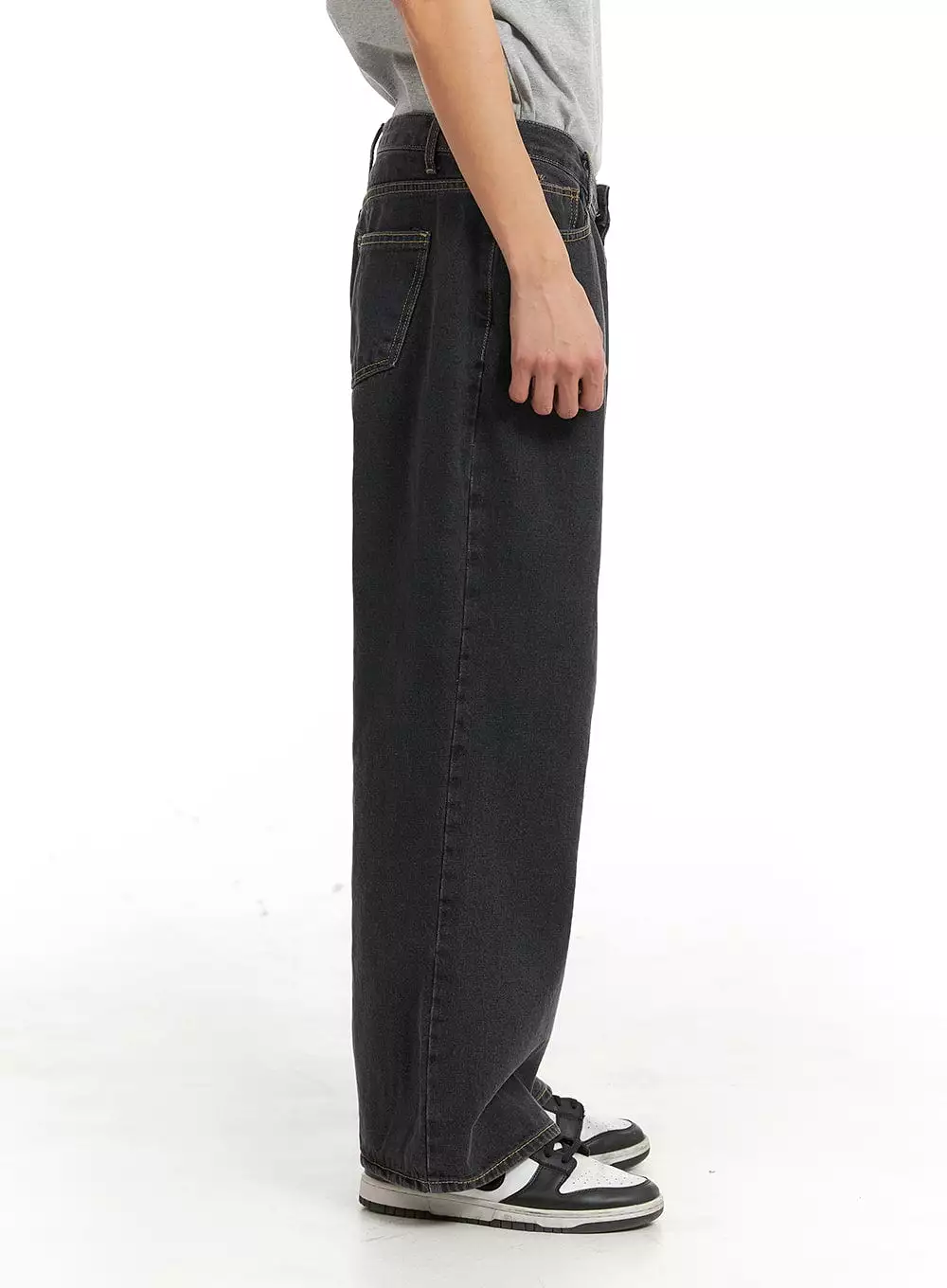 Men's Denim Wide Leg Jeans IA401