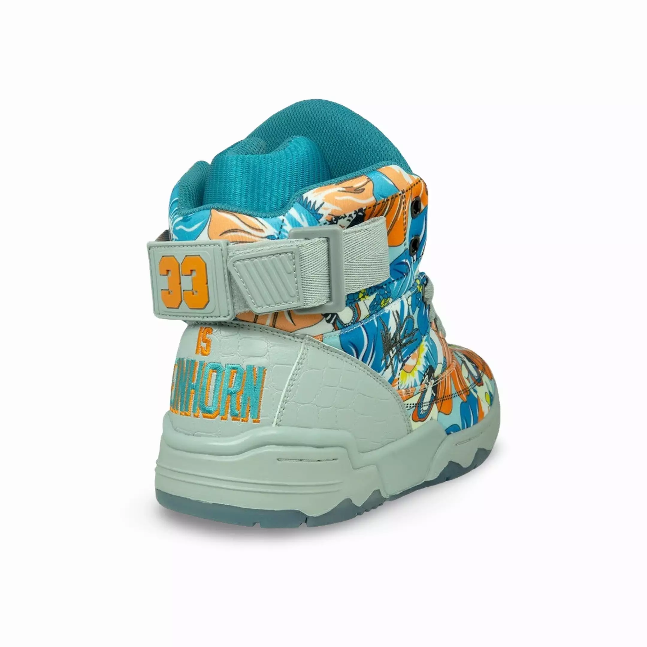 (Men's) Ewing Athletics x Ace Ventura x Mache 33 Hi 'Pet Detective / Hawaiian Shirt' Multi-Color 1BM00588-055