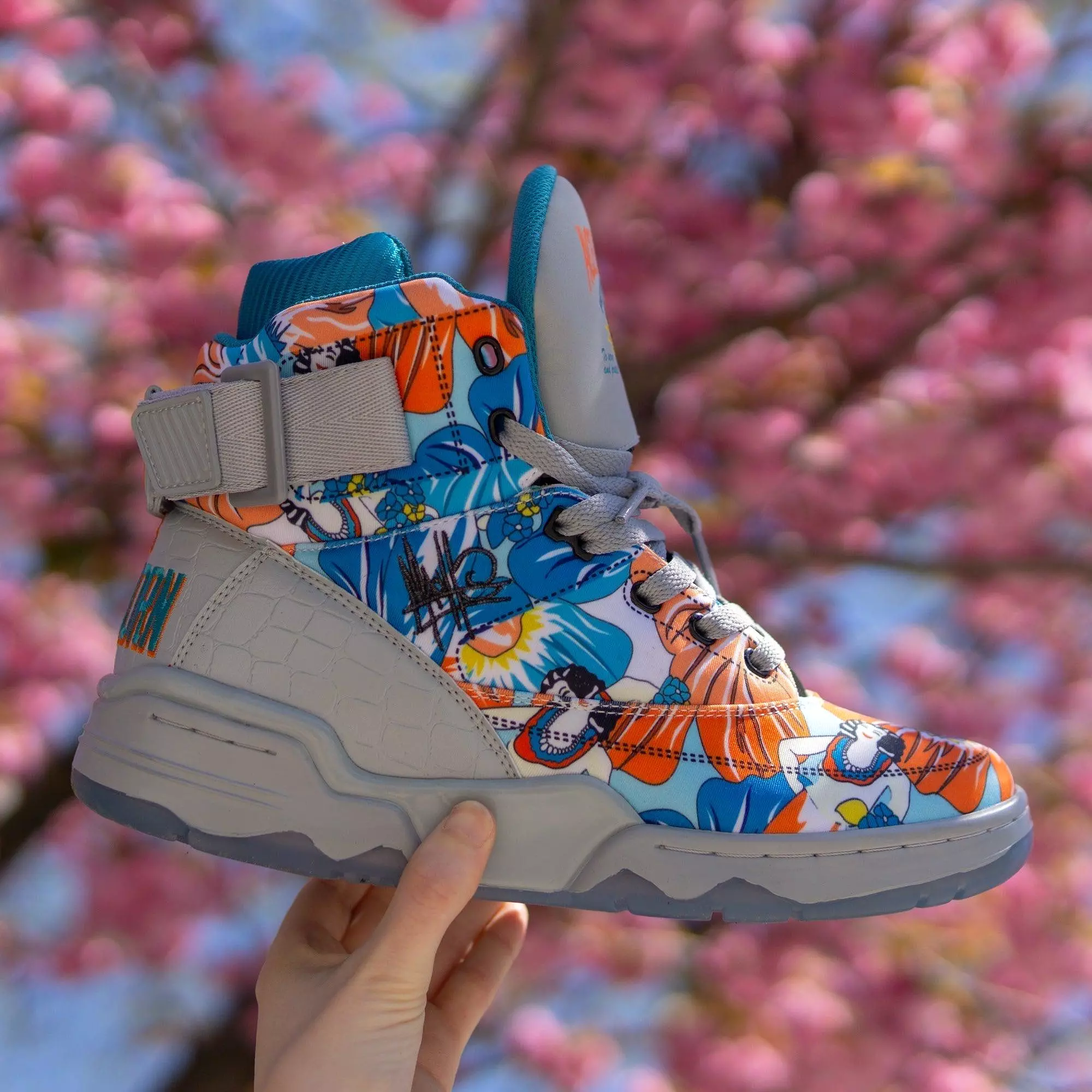 (Men's) Ewing Athletics x Ace Ventura x Mache 33 Hi 'Pet Detective / Hawaiian Shirt' Multi-Color 1BM00588-055