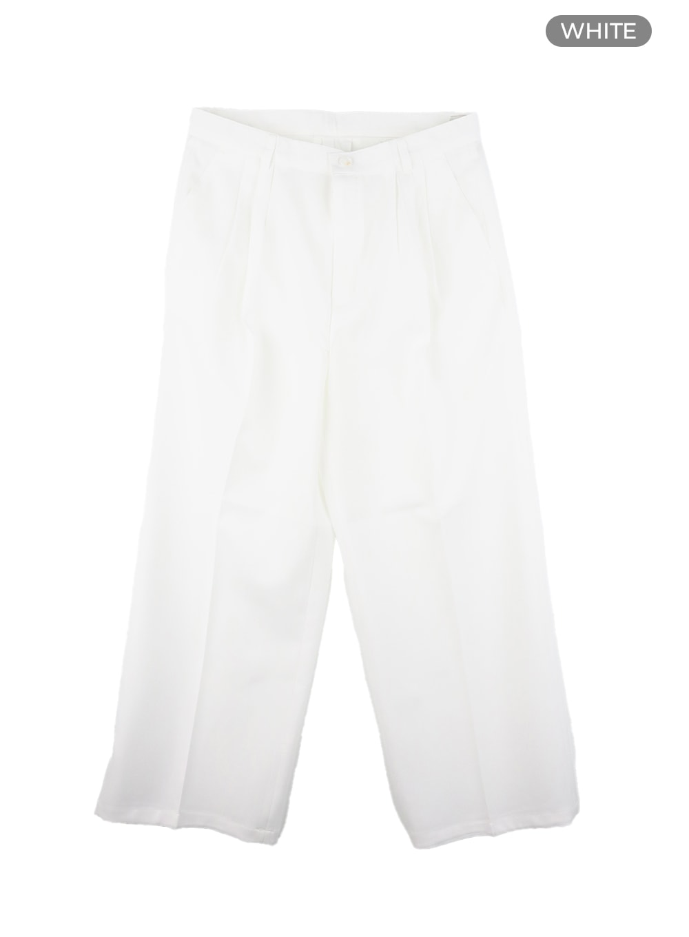 Men's Pintuck Wide Fit Tailored Pants IA402