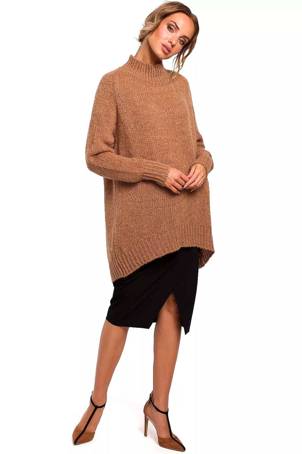 Moe Oversize Sweater Brown