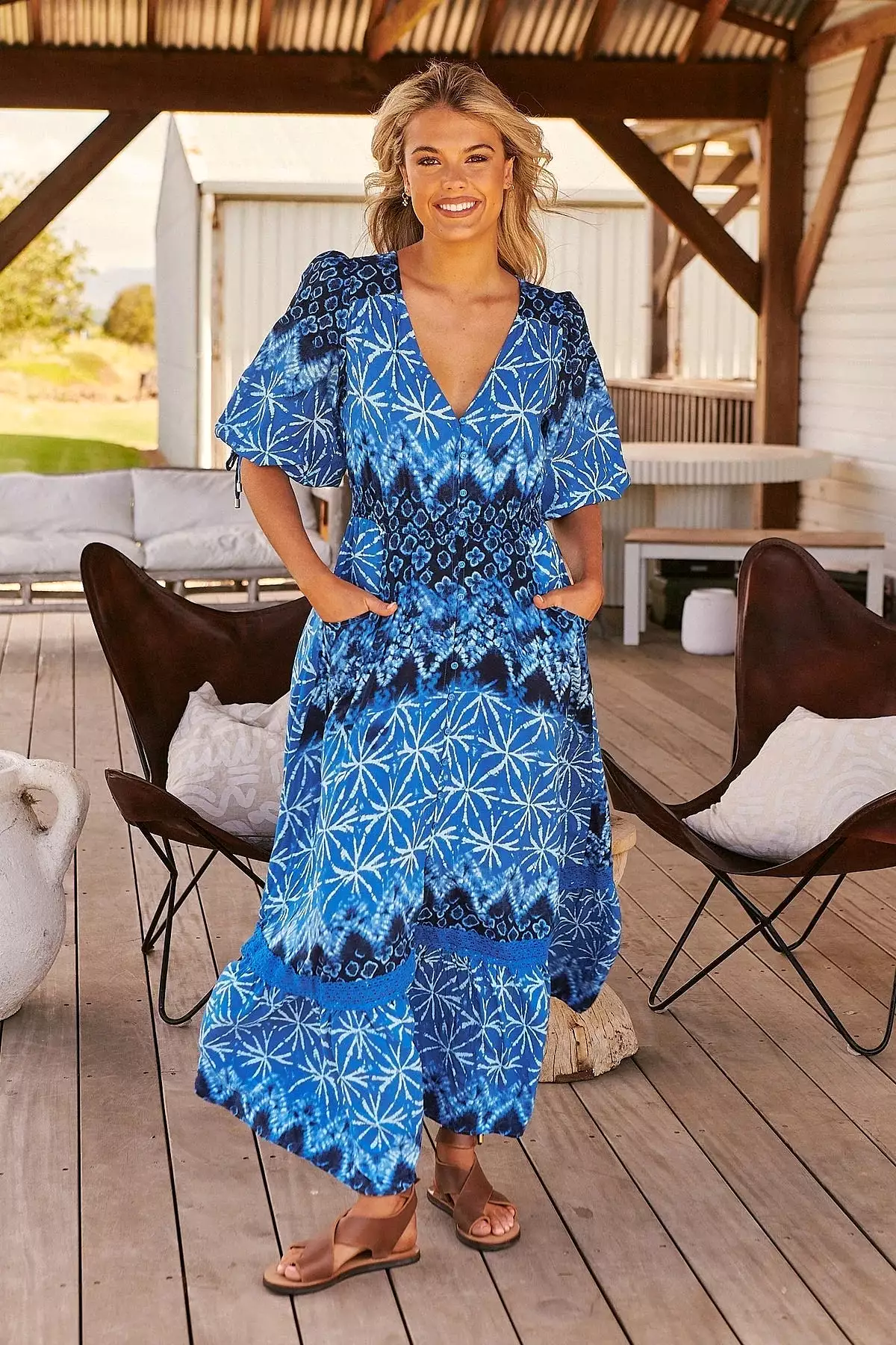 Molli Maxi Dress - Tranquil Tides Collection