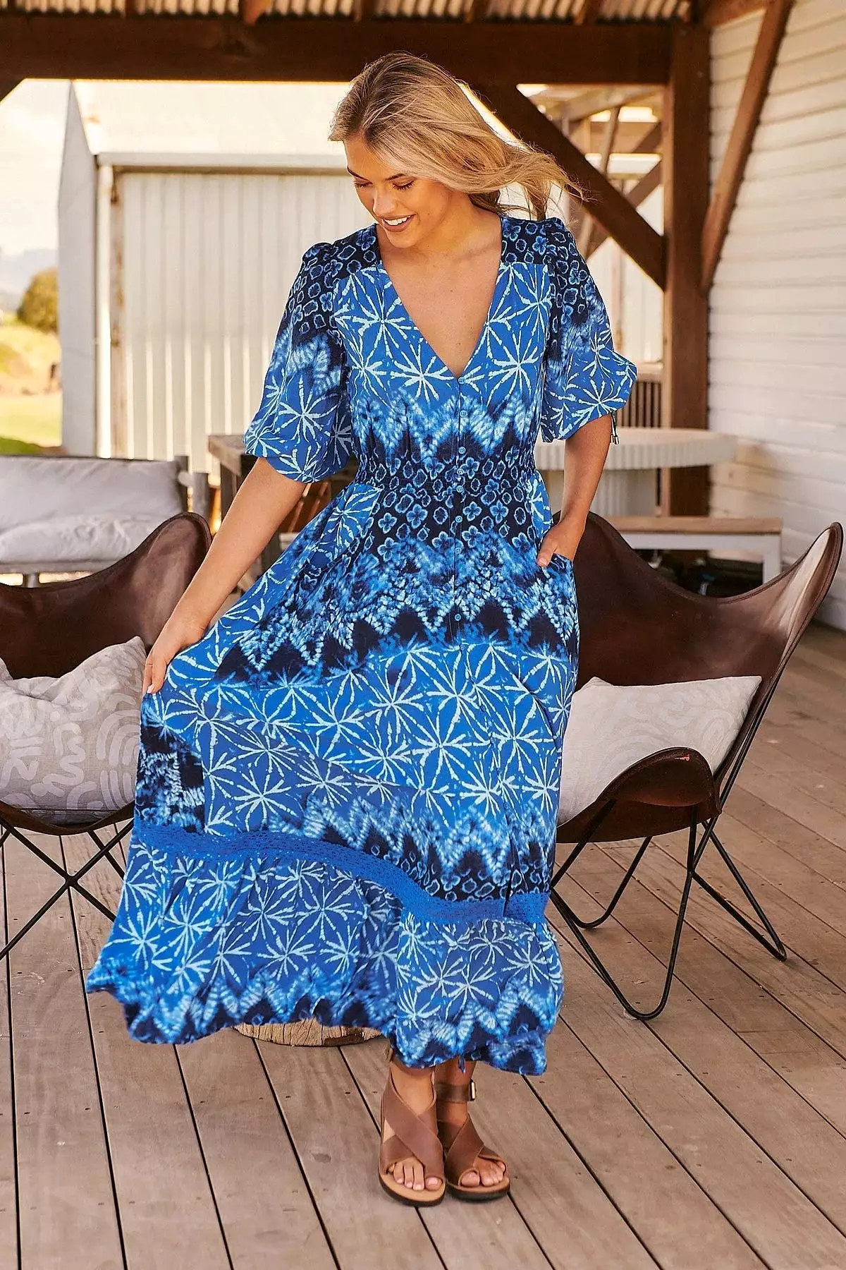 Molli Maxi Dress - Tranquil Tides Collection