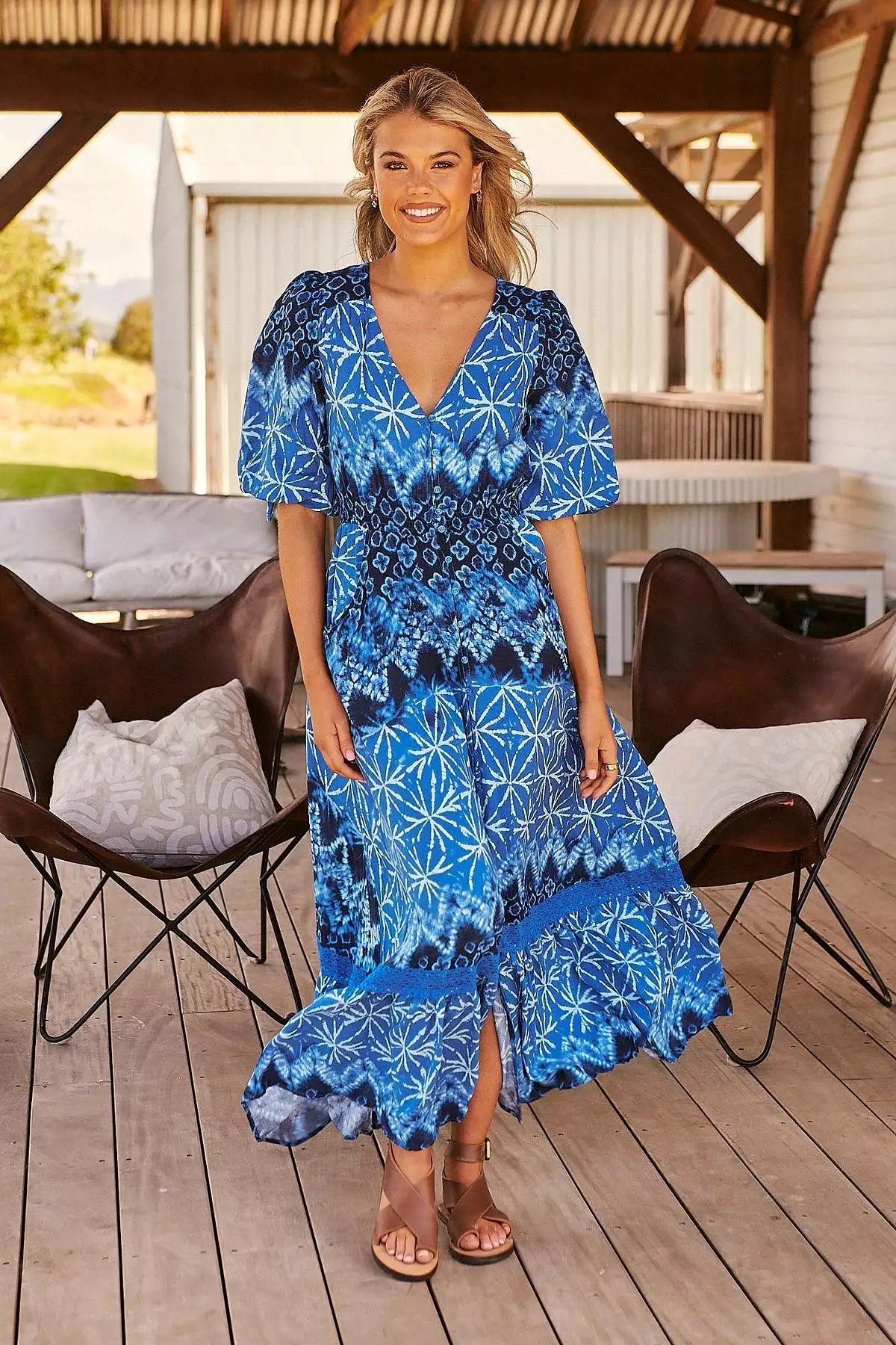 Molli Maxi Dress - Tranquil Tides Collection