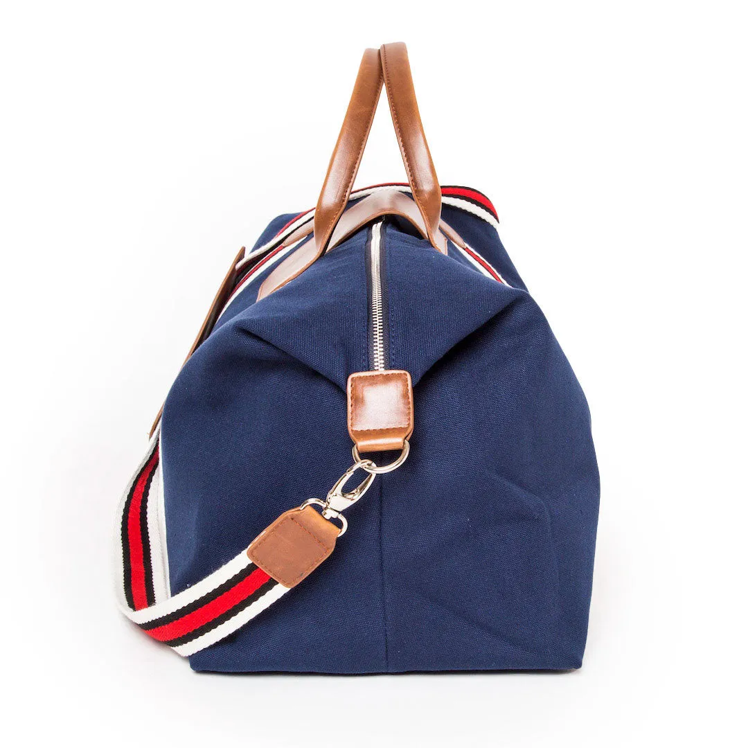 Navy Blue Weekender Bag