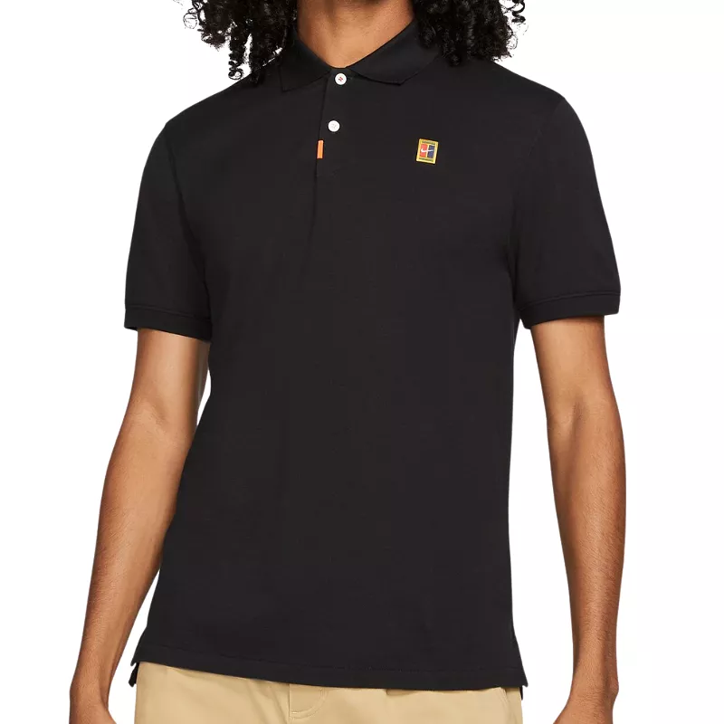 Nike Men Slim Fit Tennis Polo Shirt - Black