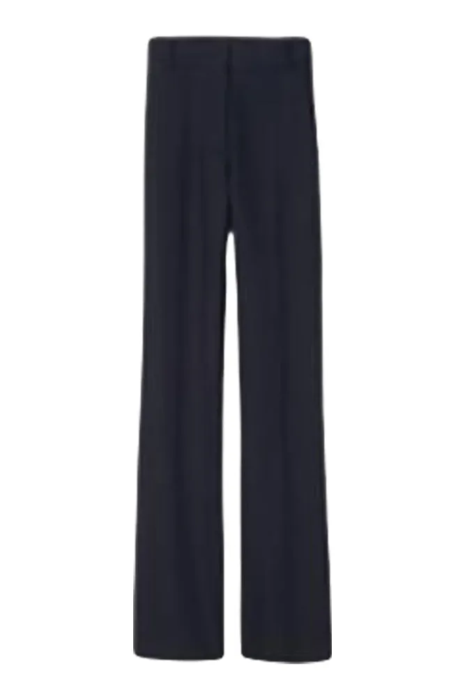 Nili Lotan Corette Pant in Navy Pinstripe