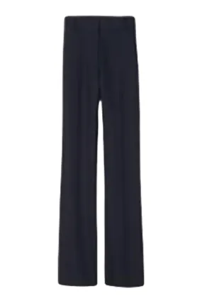 Nili Lotan Corette Pant in Navy Pinstripe