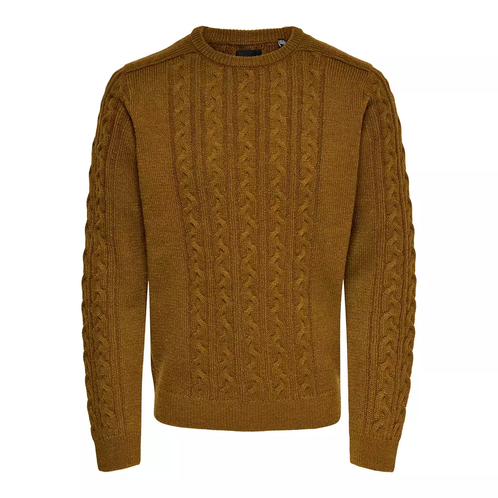 Only & Sons Men's 'Skevin' Cable Knit Jumper