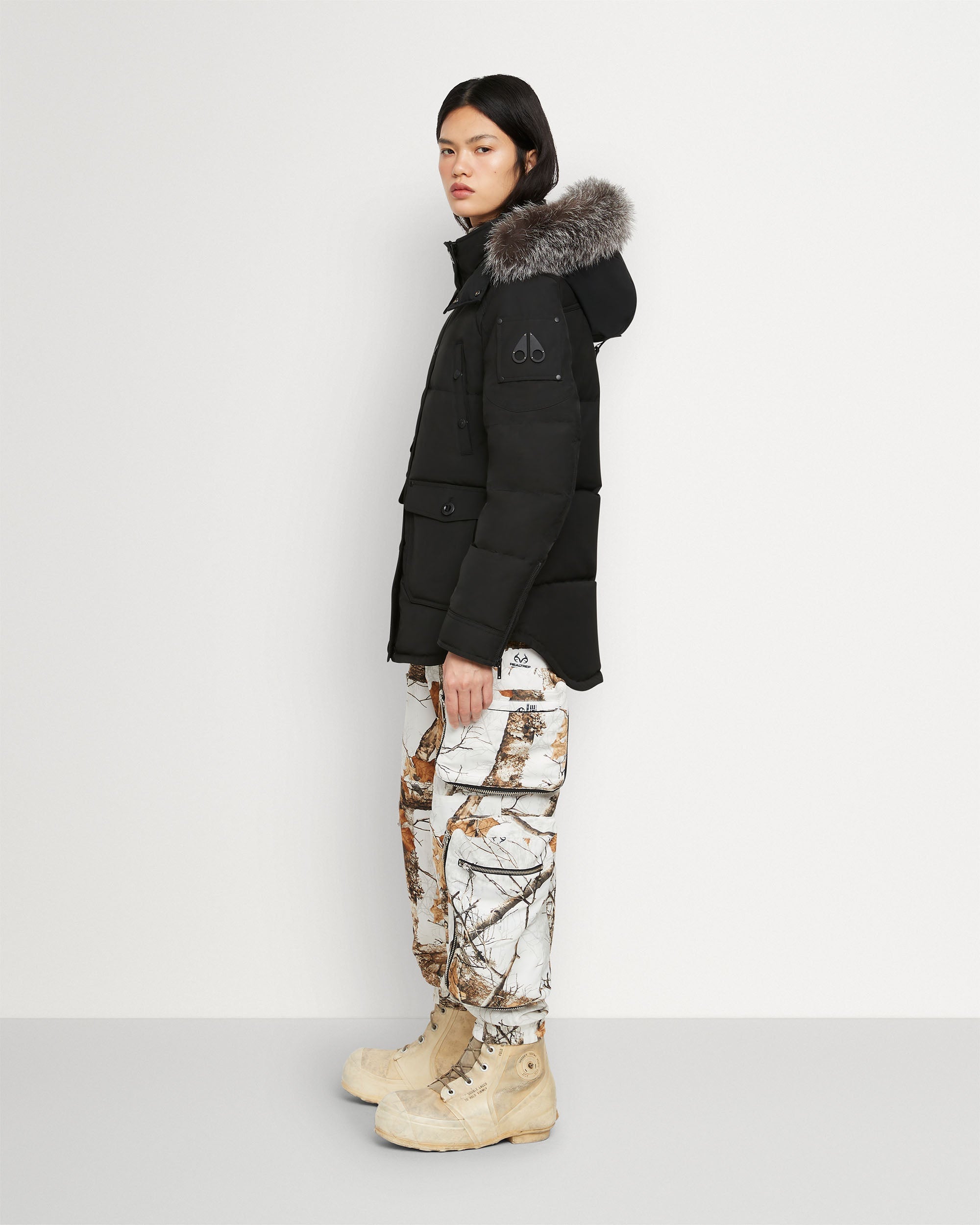 ONYX ANGUILLE JACKET SHEARLING