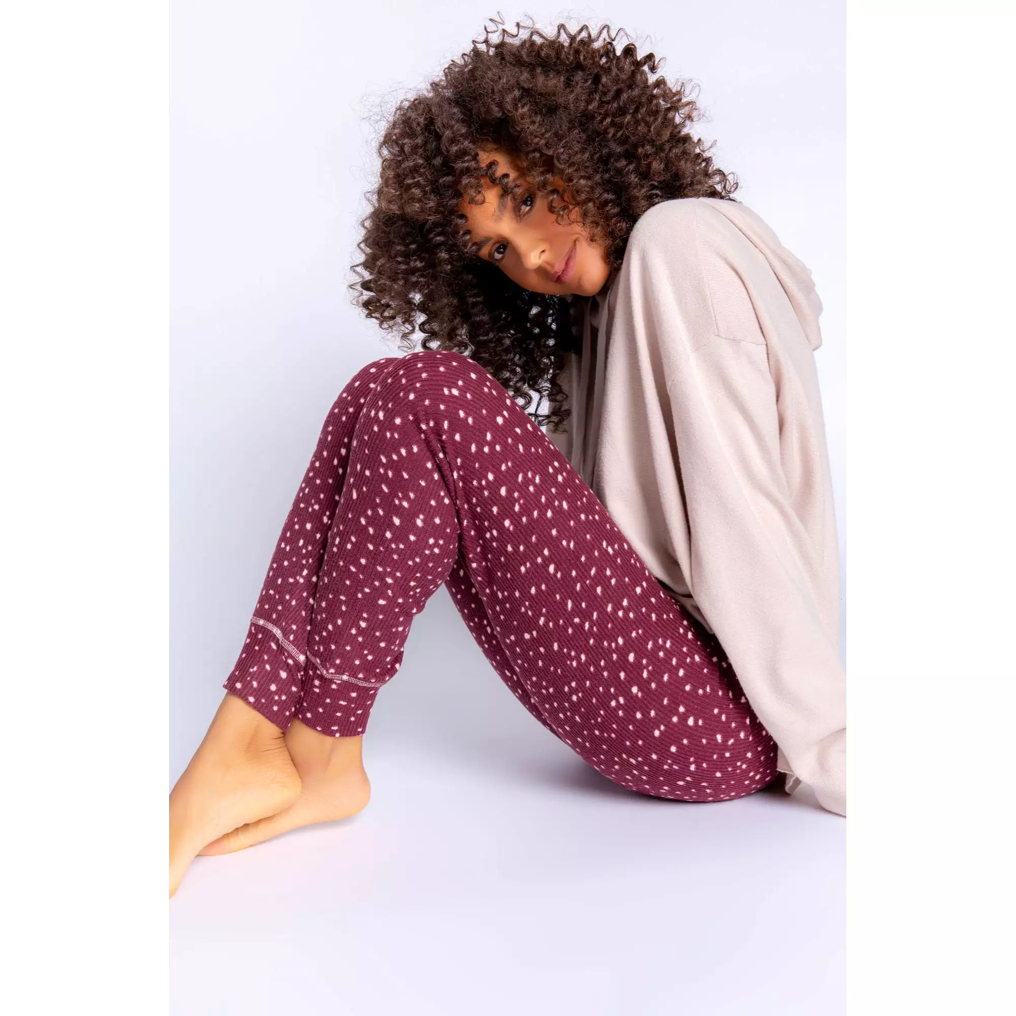 PJ Salvage Women's My Friend Spot Jammie Pants - PORT