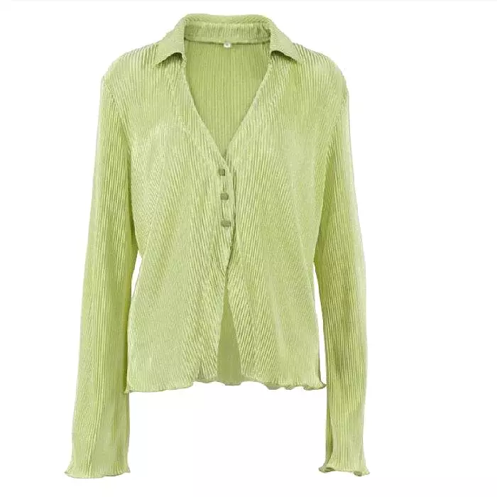 Pleated Loose Shirt