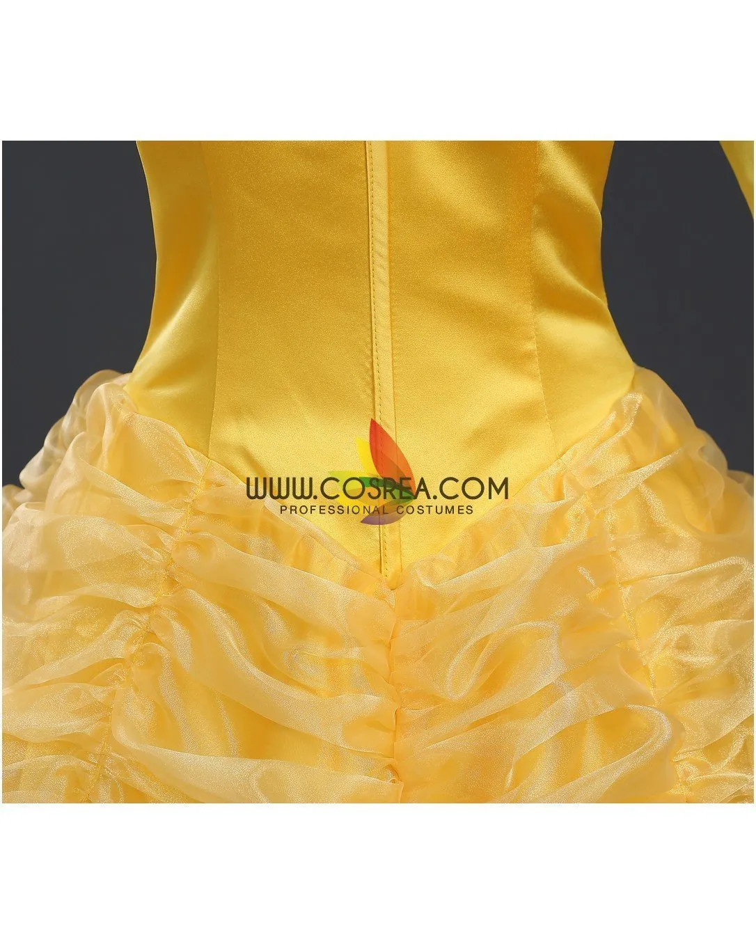 Princess Belle Classic Multilayer Organza Tulle Beauty And Beast Cosplay Costume