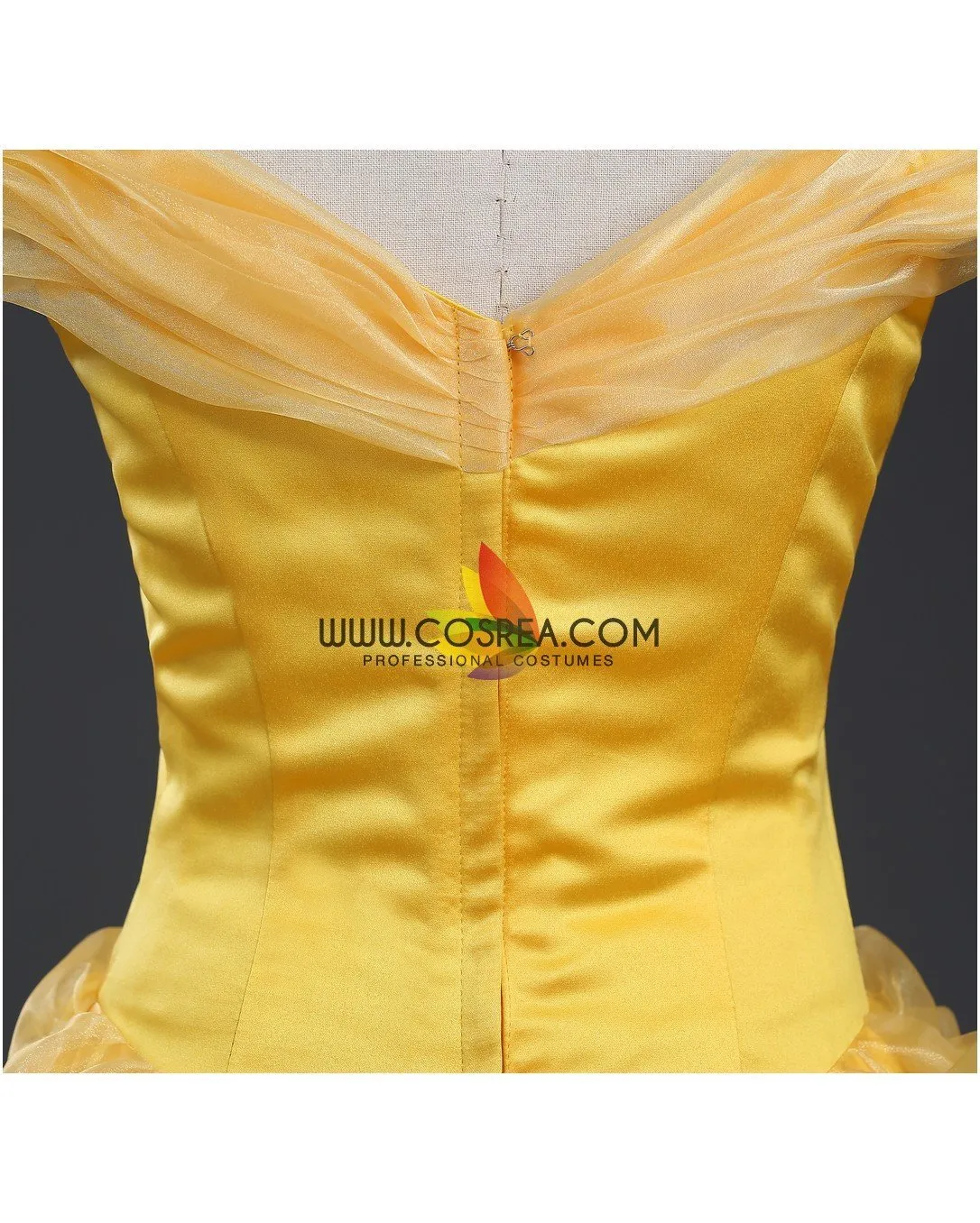 Princess Belle Classic Multilayer Organza Tulle Beauty And Beast Cosplay Costume