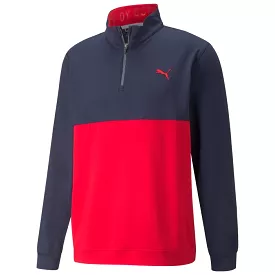 Puma Men's Gamer ColorBlock 1/4 Zip Golf Jacket