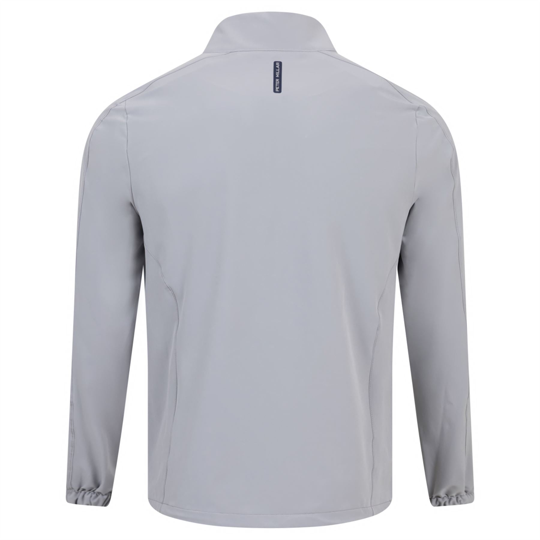 Quest Tailored Fit Half Zip Lightweight Jacket Gale Grey - SS24