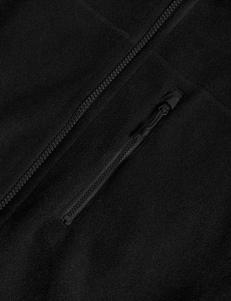 Recycled Fleece Zip Up Funnel Neck Jacket