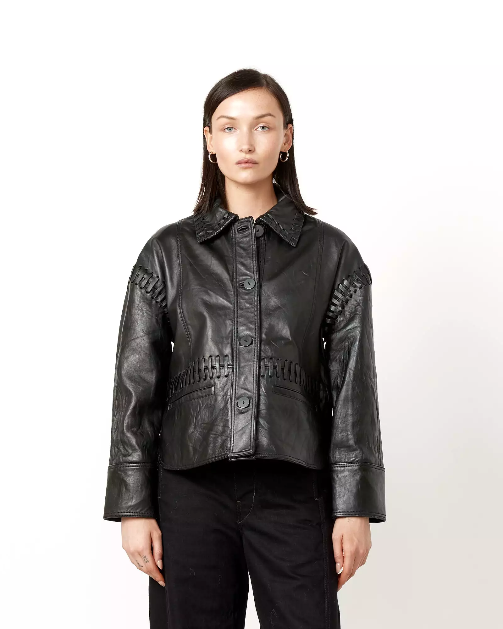 Recycled Leather Olivia Jacket