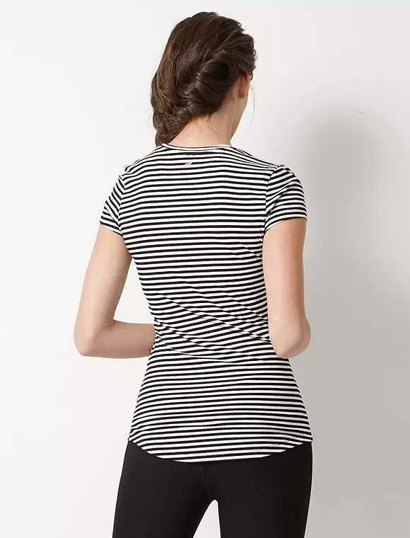 Rib Stripe Tee