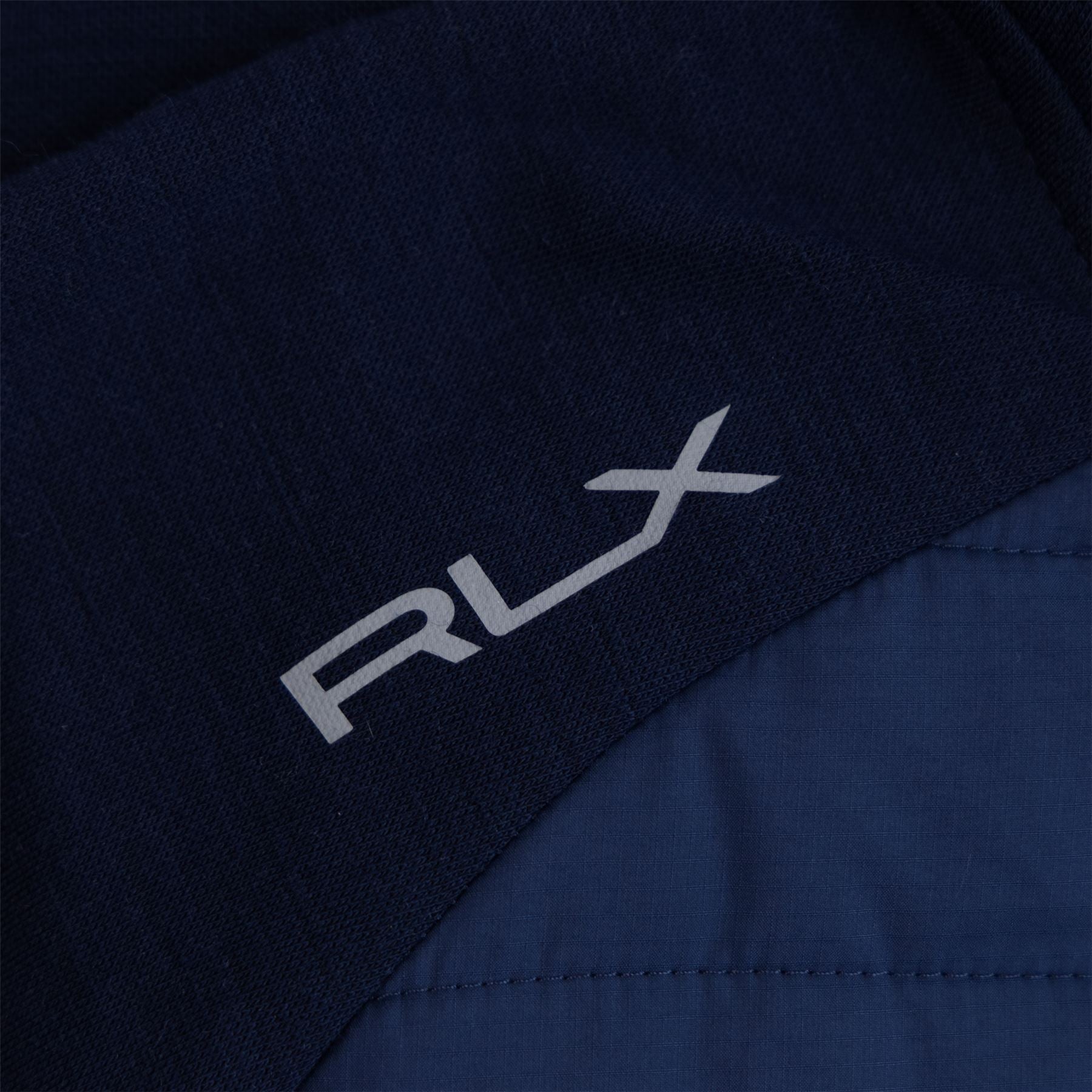 RLX Classic Fit Performance Wool Hooded Hybrid Jacket Navy - SS24