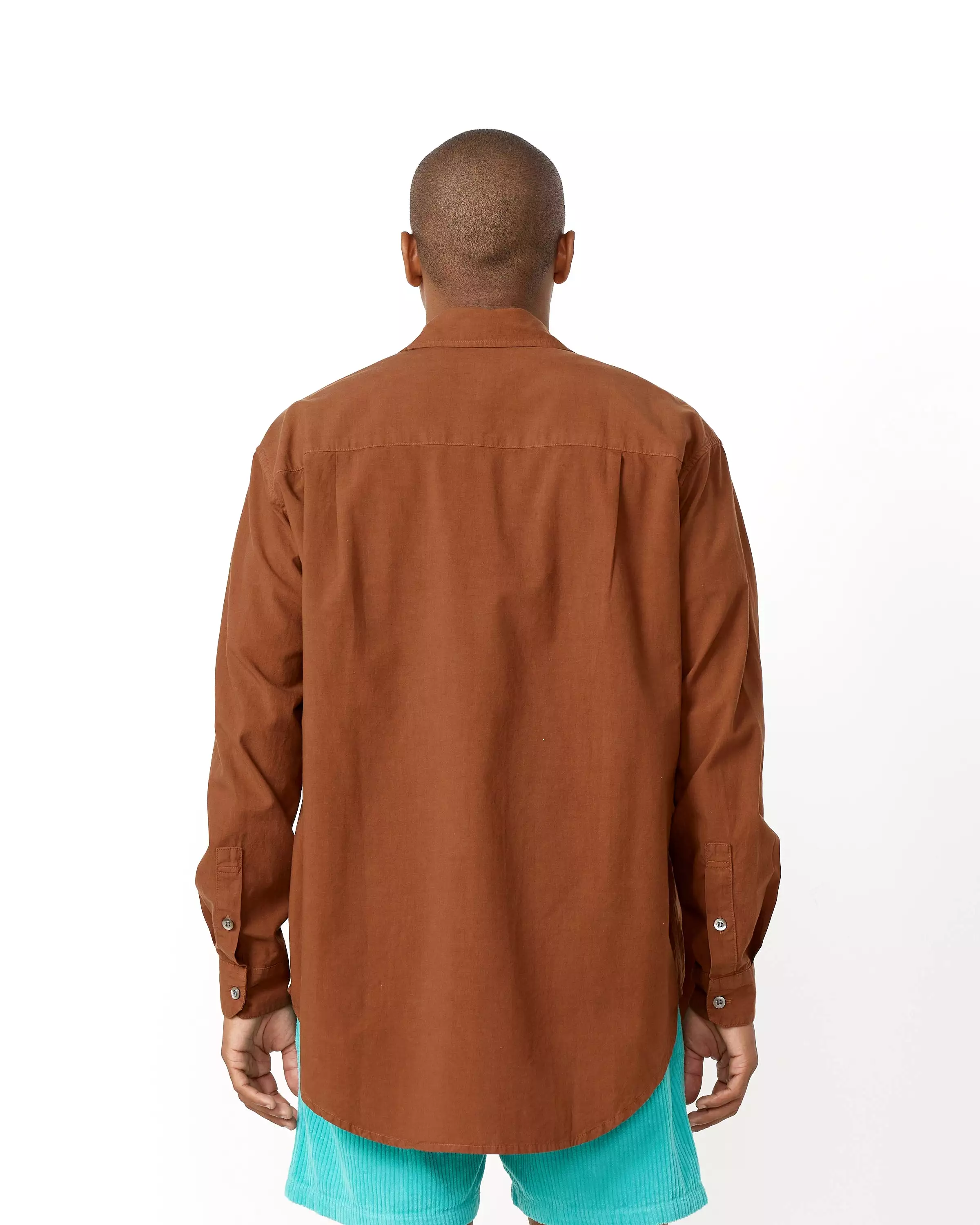 Routine Shirt in Pier Brown