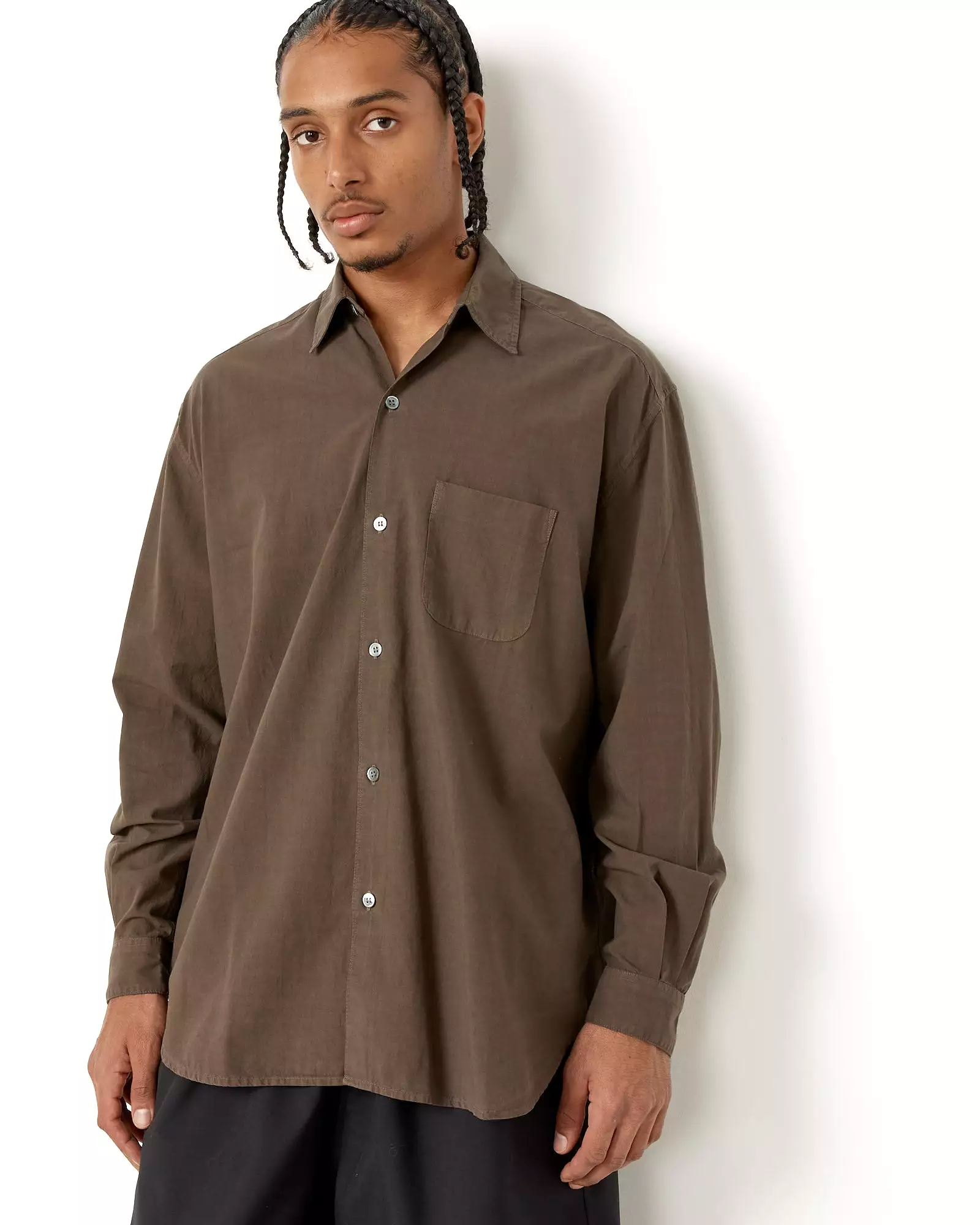 Routine Shirt in Teak