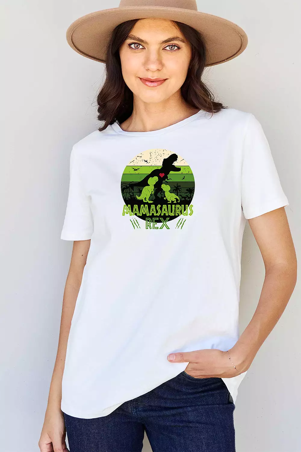 Simply Love Full Size MAMASAURUS REX Graphic T-Shirt