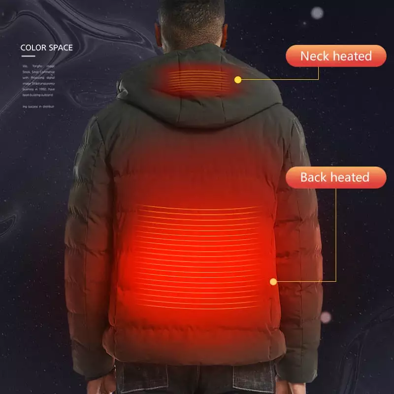 Size-Inclusive Men's Heated Jacket size: Beat the Cold, Free Shipping!