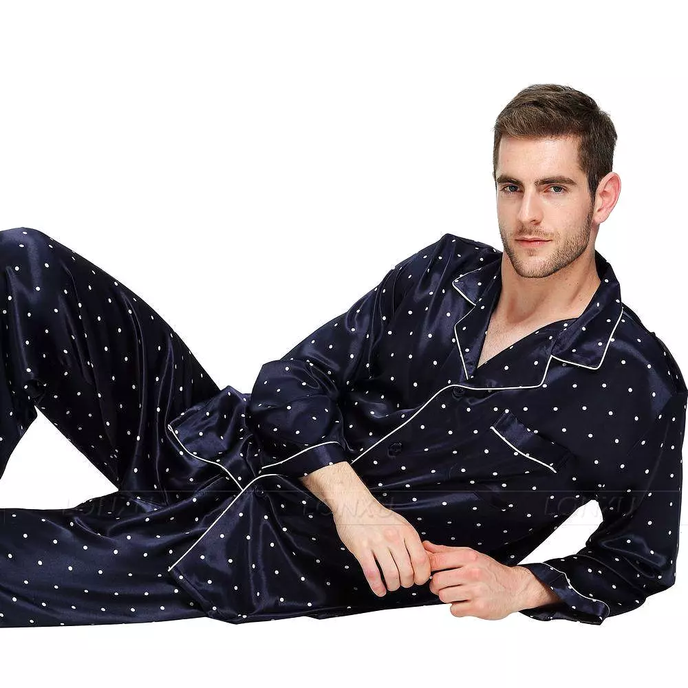 Staying Late Men Pajamas Set