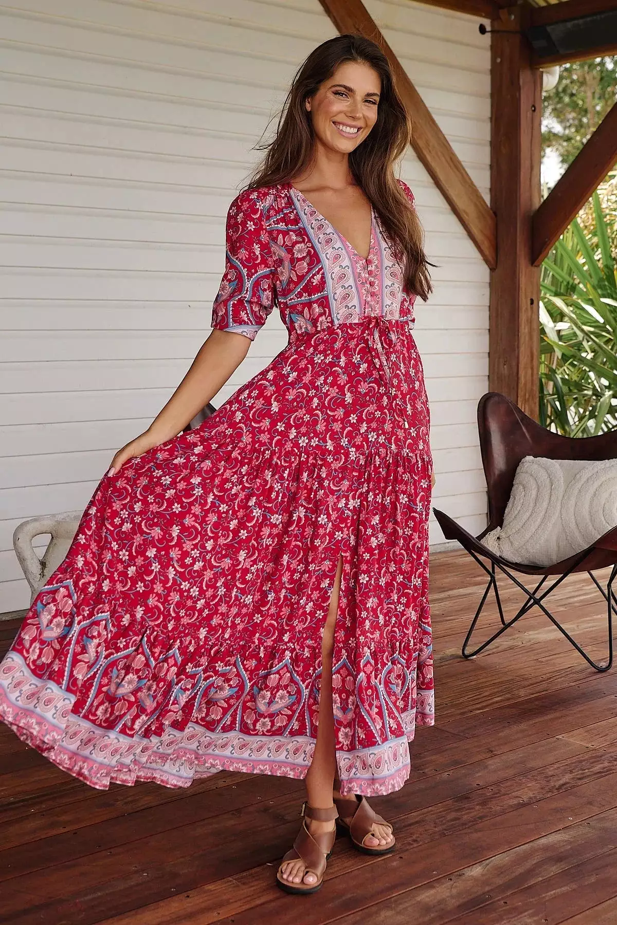 Tessa Maxi Dress - Ruby Rouge Collection