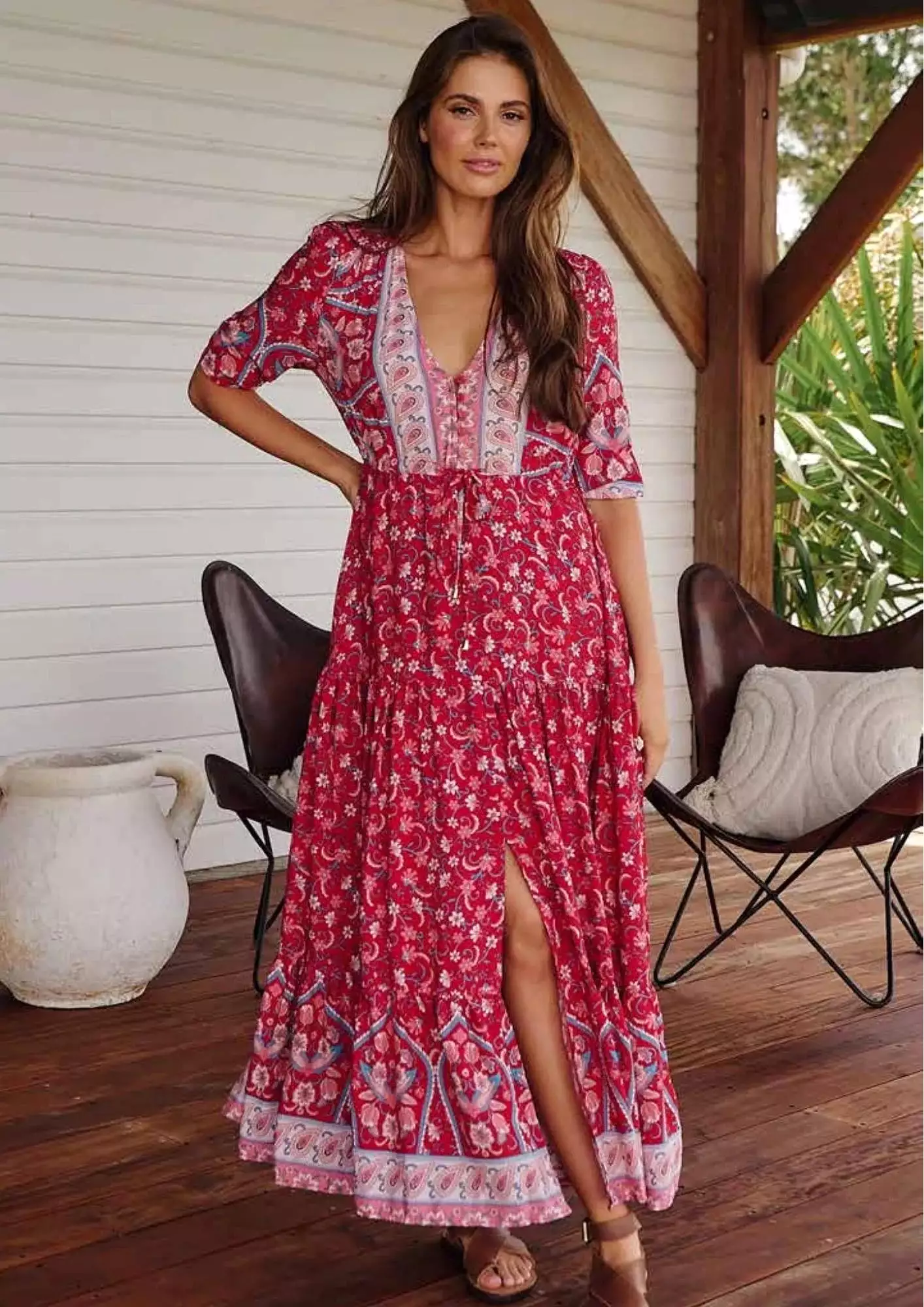 Tessa Maxi Dress - Ruby Rouge Collection